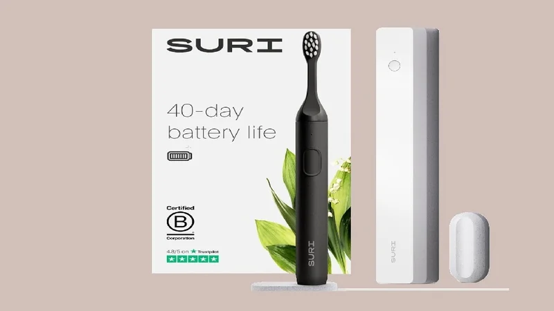 SURI sustainable sonic toothbrush and multi-regime EPR compliance
